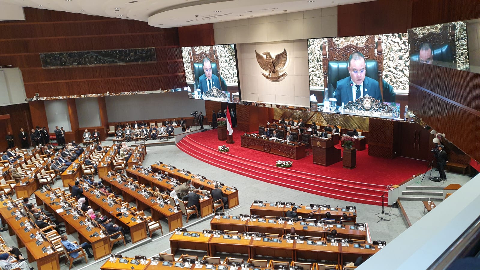 Rapat paripurna DPR RI. (BeritaNasional/Ahda).