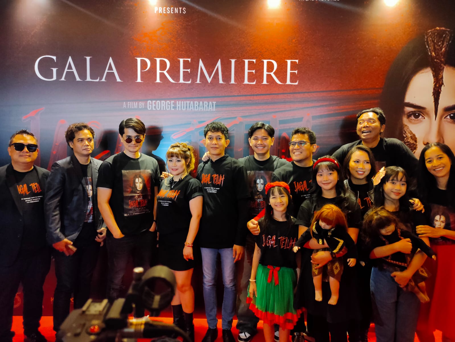 Gala Premiere film Jagal Teluh yang dihadiri para pemain film. (Foto/Bagas Kusumohadi)