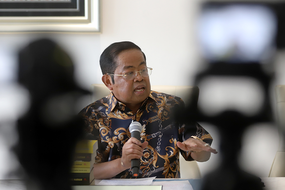 Wakil Ketua Umum Partai Golkar Idrus Marham. (BeritaNasional/Elvis).