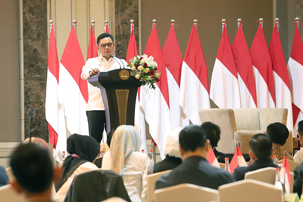 Gubernur Lembaga Ketahanan Nasional (Lemhannas) Ace Hasan Syadzily. (BeritaNasional/Elvis).