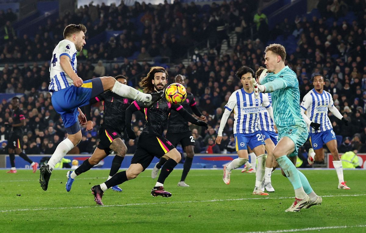 Pertandingan Brighton vs Chelsea. (Foto/Premier League).