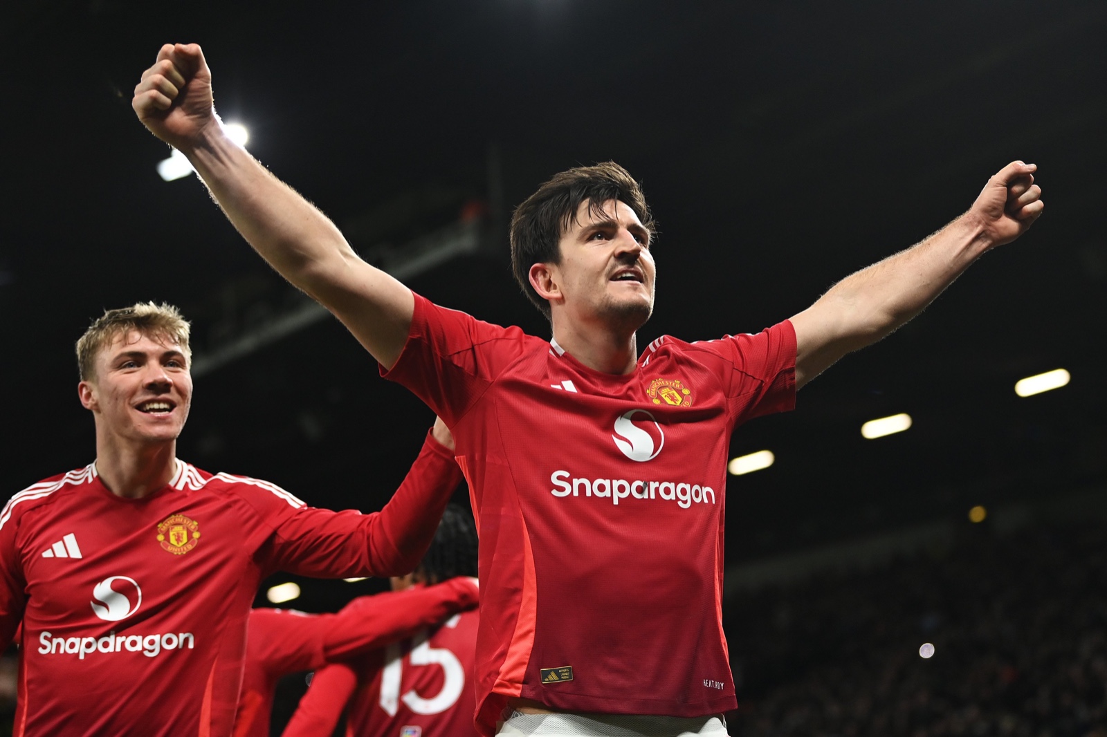 Gol Dramatis Maguire Bawa MU Menang atas Leicester. (Foto/Manchester United).