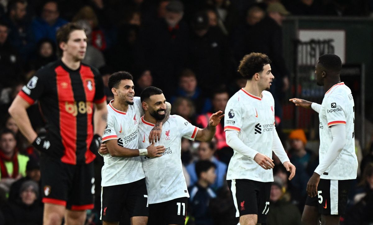 Bournemouth vs Liverpool di Liga Inggris. (Foto/Premier League).