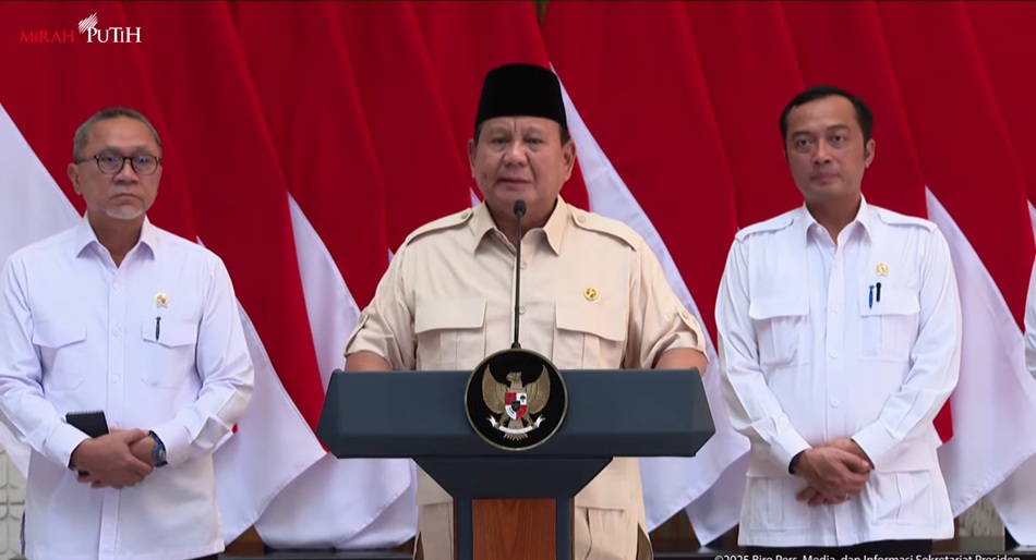 Presiden Prabowo Subianto di Halim. (Foto/Sekretariat Presiden).