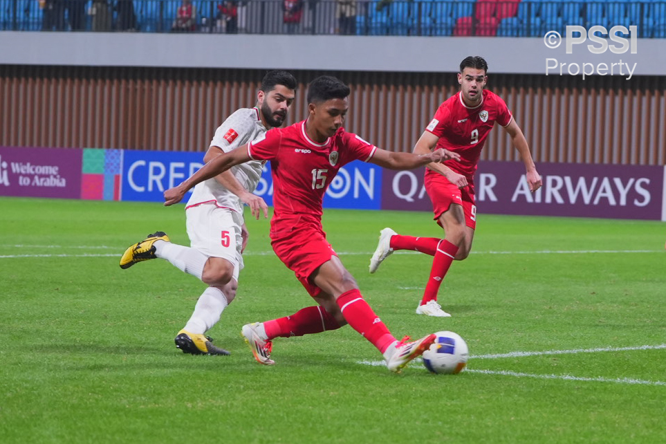 Timnas Indonesia vs Iran di Piala Asia U-20. (Foto/PSSI).