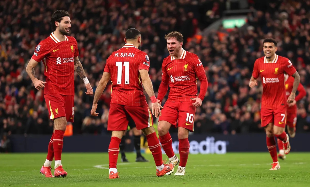 Liverpool masih kokoh di puncak klasemen Liga Inggris. (Foto/Premier League).