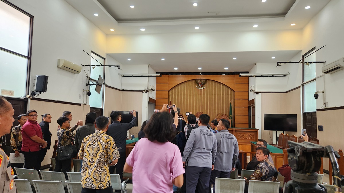 Sidang praperadilan Hasto Kristiyanto. (BeritaNasional/Panji).