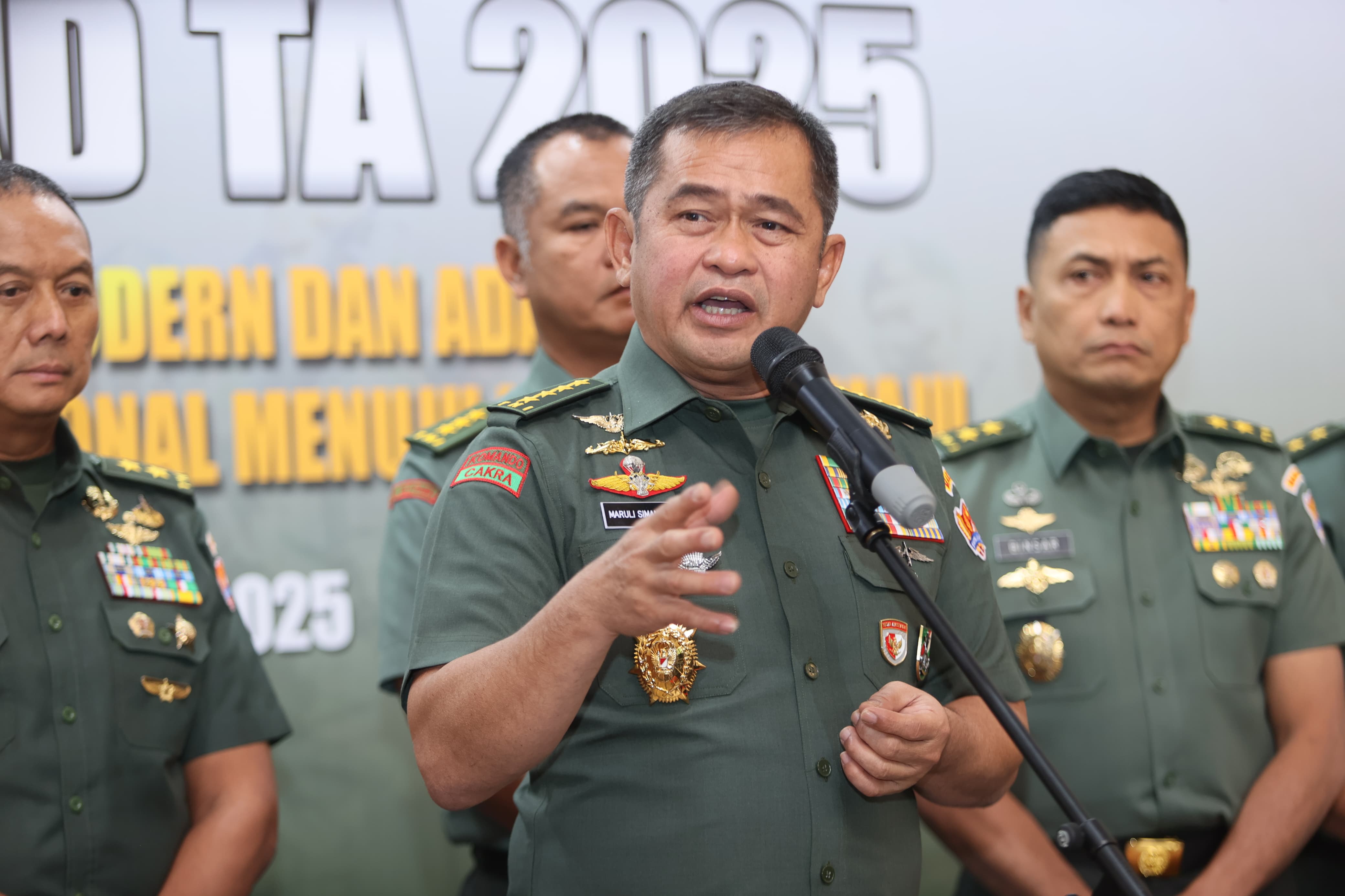 Kepala Staf Angkatan Darat (KSAD) Jenderal TNI Maruli Simanjuntak. (Foto/TNI AD).