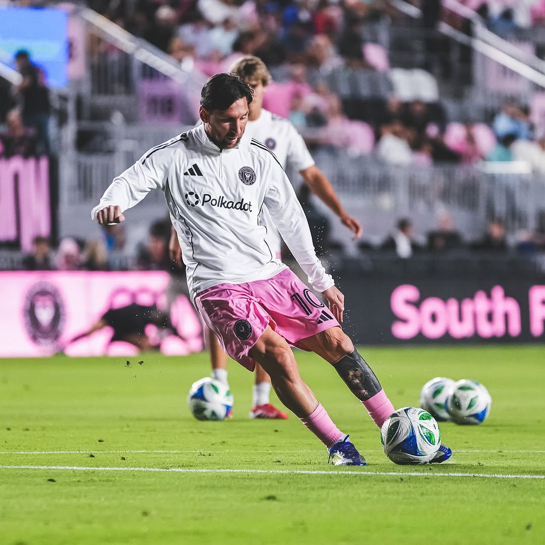 Leonel Messi menjelang laga Inter Miami vs New York City. (Foto/Instagram)