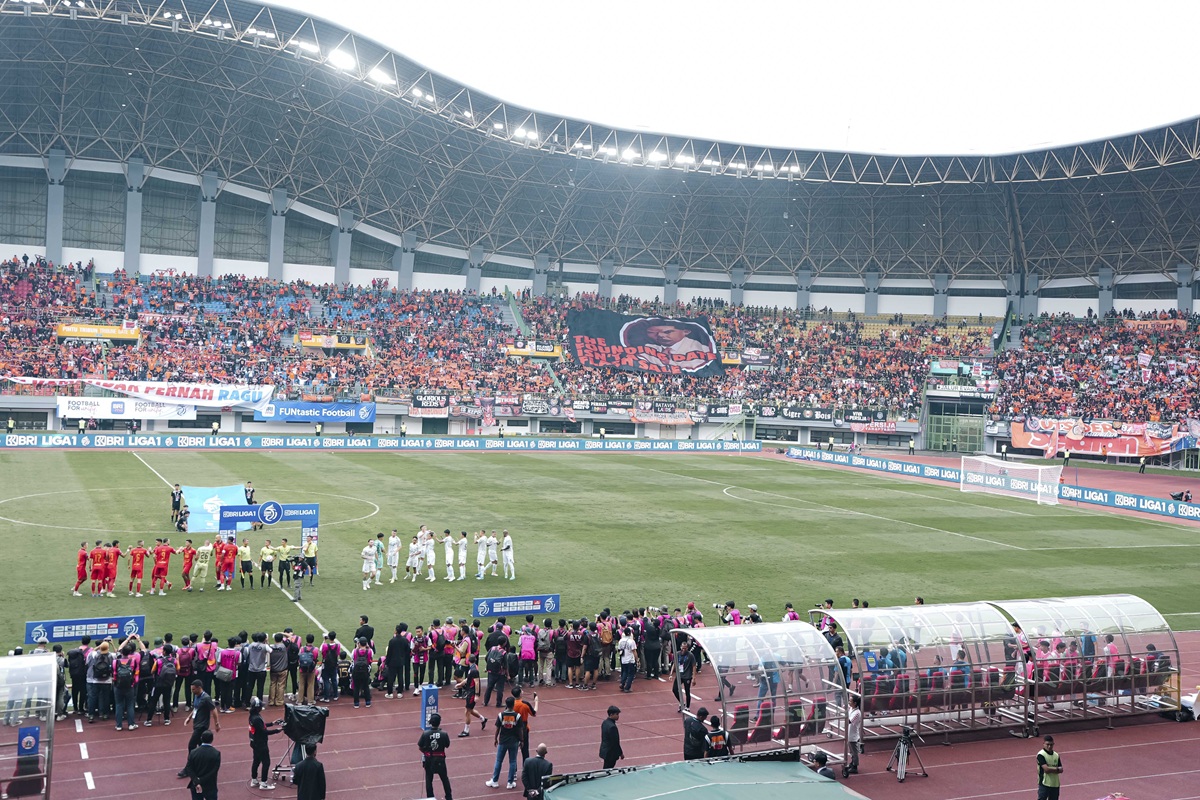 Laga Persija vs Persib di Liga 1. (Foto/Persija).