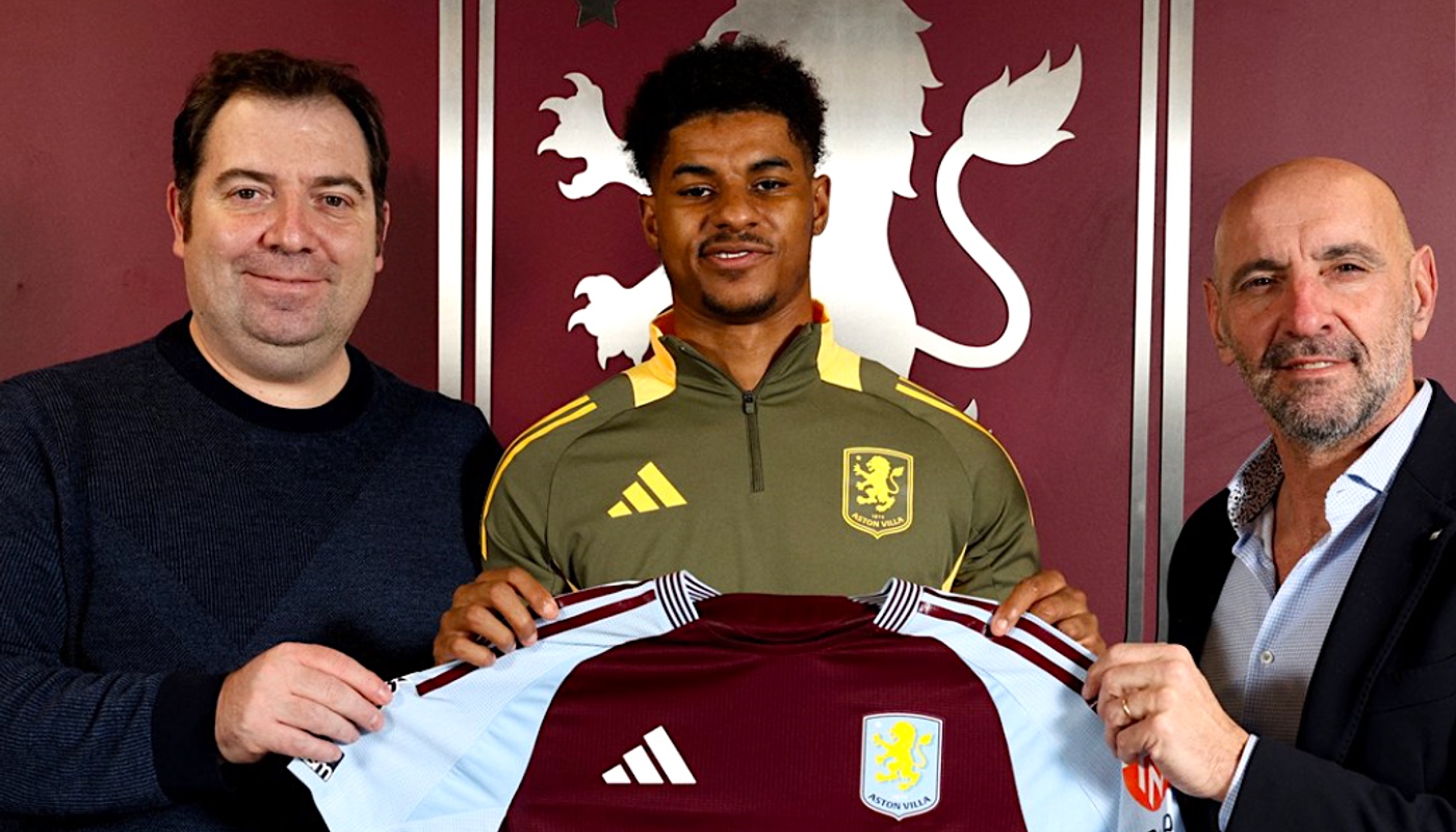 Marcus Rashford Resmi Dipinjamkan ke Aston Villa. (Foto/Premier League).