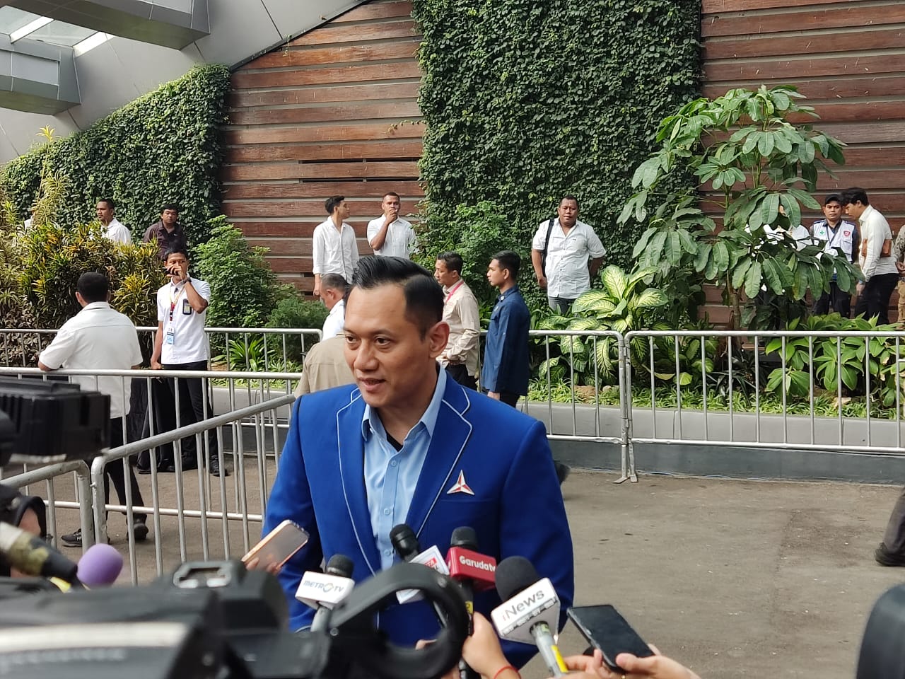 Ketum Partai Demokrat Agus Harimurti Yudhoyono. (BeritaNasional/Ahda).