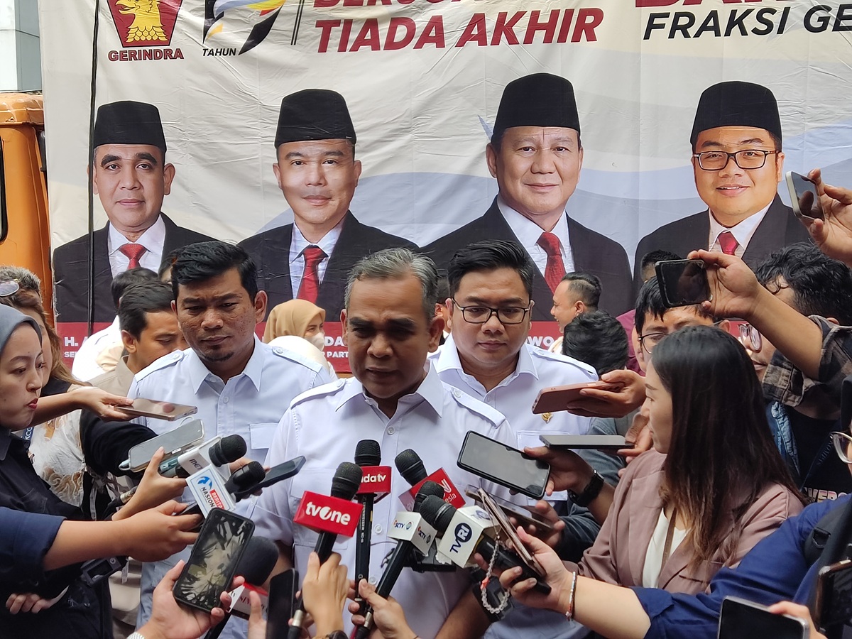 Sekjen Partai Gerindra Ahmad Muzani. (BeritaNasional/Ahda).