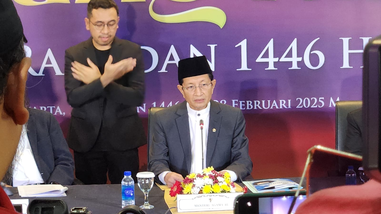 Sidang Isbat Ramadan 1446 H. (BeritaNasional/Panji).