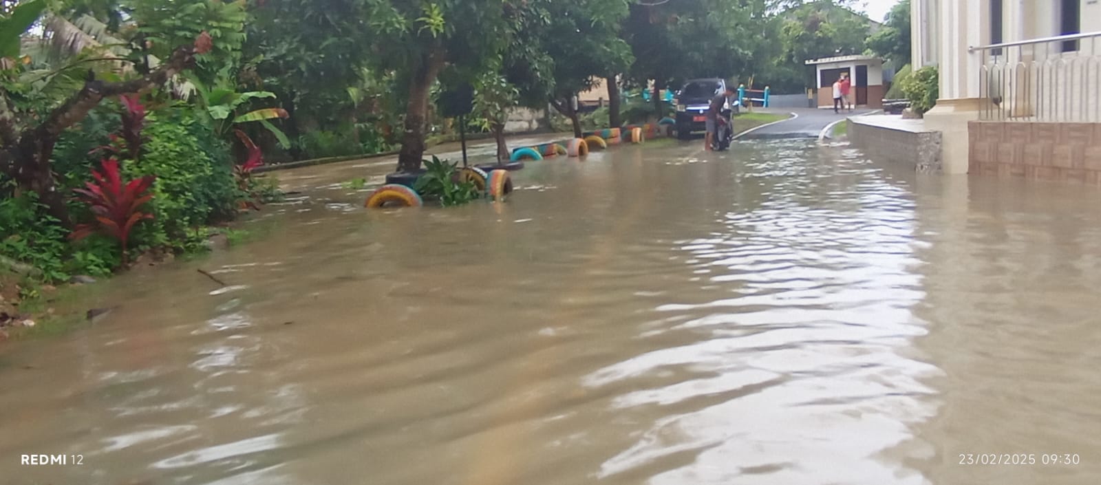 Banjir di Prabumulih Sumatera Selatan. (BeritaNasional/BNPB)