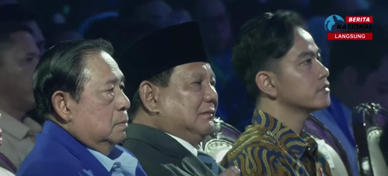 Presiden Indonesia periode 2024-2029, Prabowo Subianto. (BeritaNasional/Tangkapan Layar)