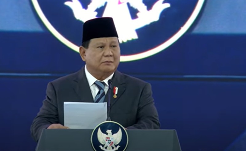 Presiden Prabowo (Foto/Youtube Sekretariat Presiden)