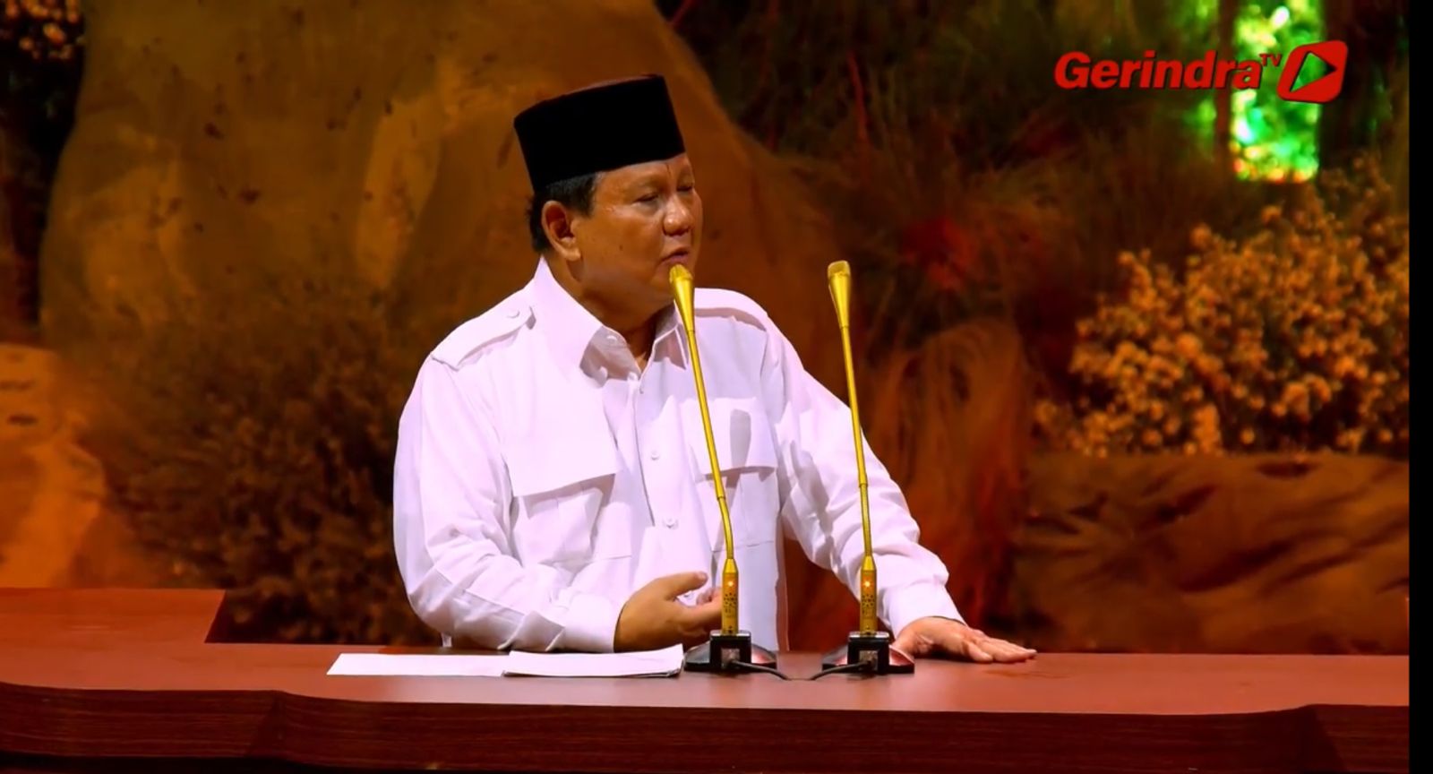 Presiden prabowo Subianto. (Foto/YouTube Gerindra).