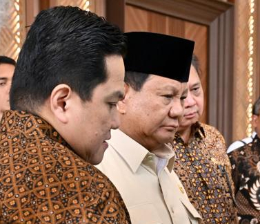 Presiden Prabowo Subianto saat peluncuran Bullion Bank. (BeritaNasional/Sekretariat Presiden)