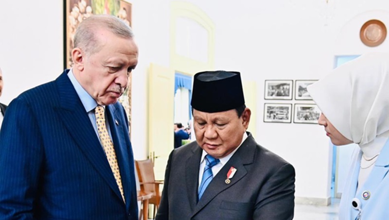 Presiden Prabowo dan Erdogan (Beritanasional/Oke Atmaja)