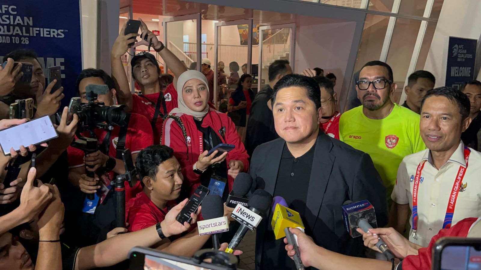 Ketua Umum PSSI Erick Thohir. (BeritaNasional/Harits Tryan).