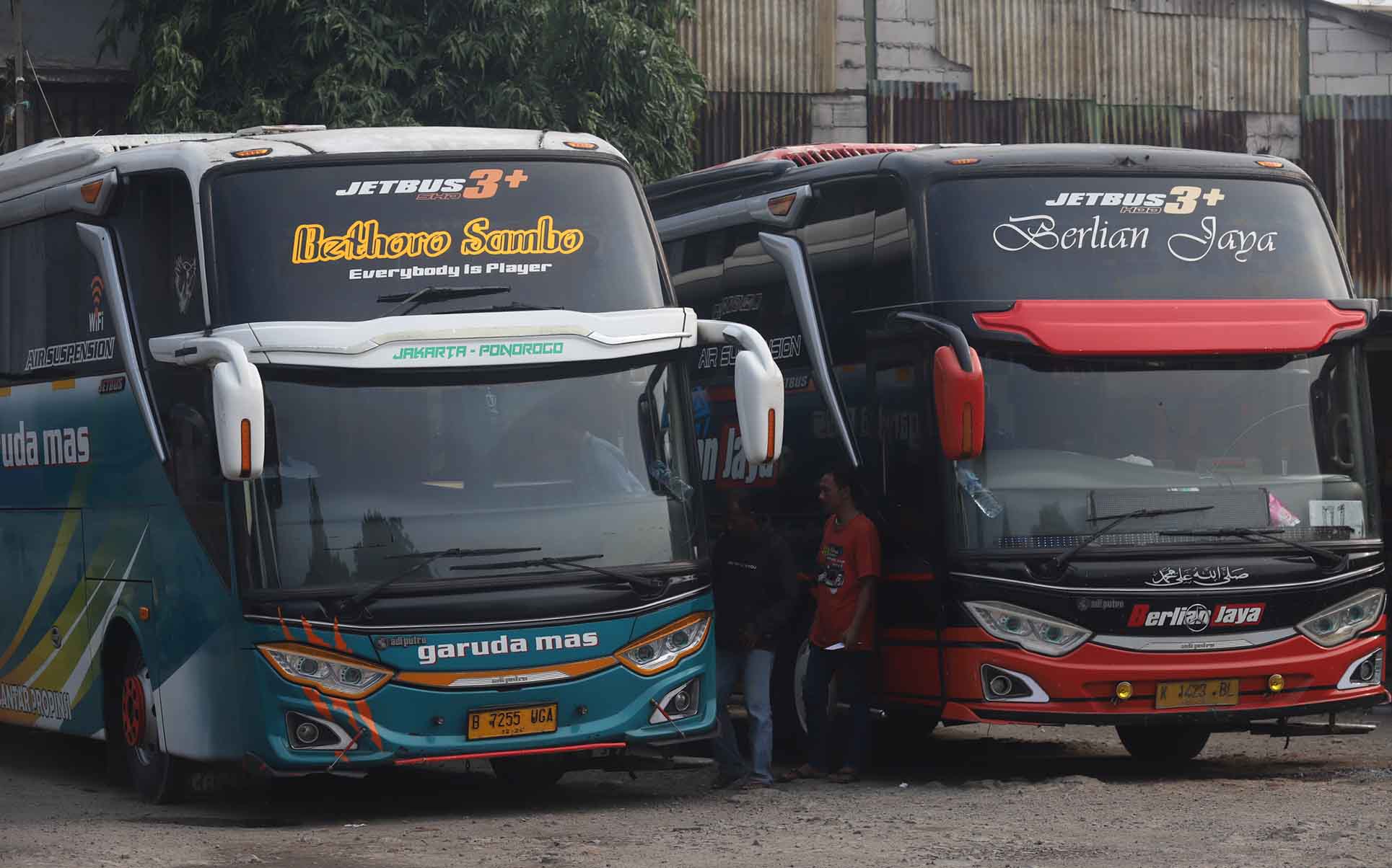 Polisi Bakal Gelar Razia Bus Telolet di Terminal. (BeritaNasional/Oke Atmaja).