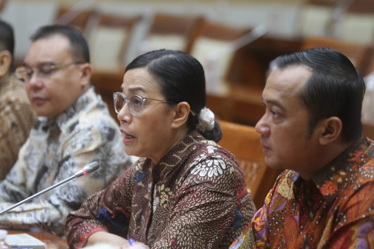 Menteri Keuangan (Menkeu) Sri Mulyani Indrawati. (BeritaNasonal/Oke Atmaja).