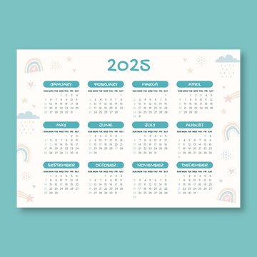 Kalender Februari 2025. (Foto/Freepik)