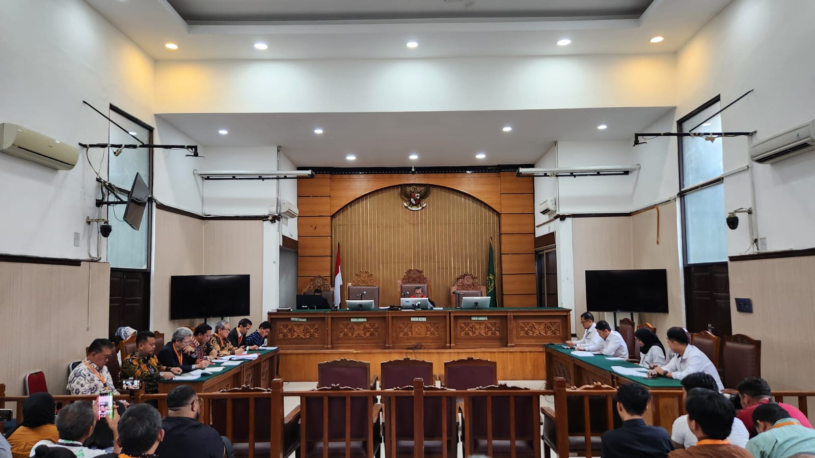 Sidang praperadilan Hasto Kristiyanto. (BeritaNasional/Panji).