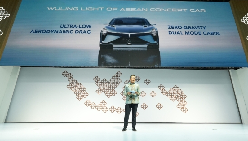 Wuling Motors memperkenalkan produk barunya, yaitu New Air EV dan New Cloud EV. (Foto/Doc. Wuling)