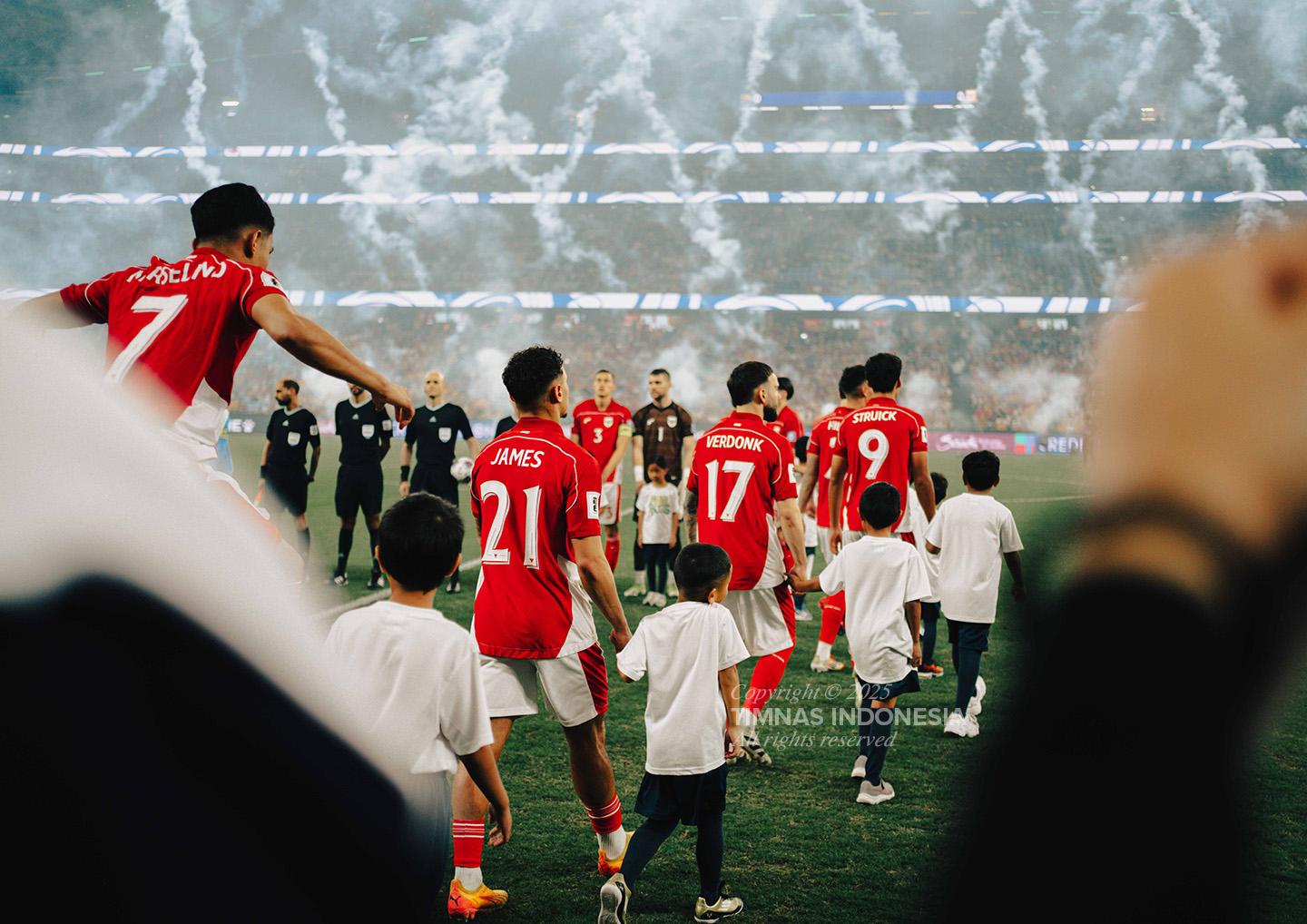 Timnas Indonesia vs Australia. (Foto/Timnas Indonesia).