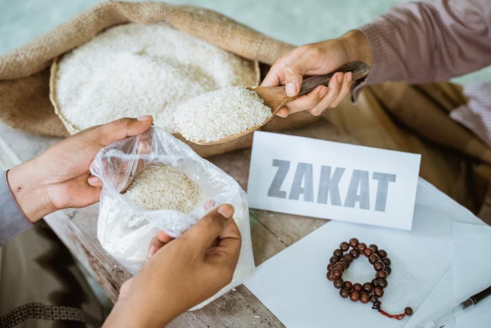 Ilustrasi zakat fitrah. (Foto/Baznas).