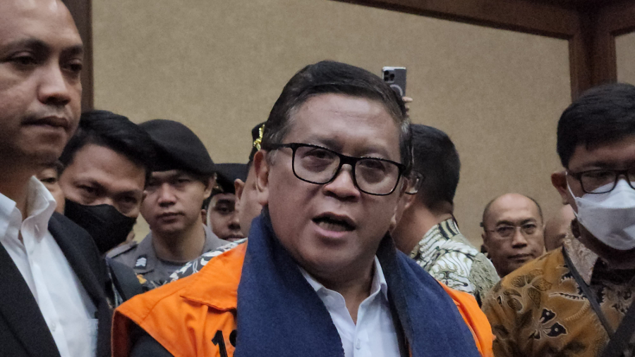 Sekjen PDIP Hasto Kristiyanto. (BeritaNasional/Panji Septo)