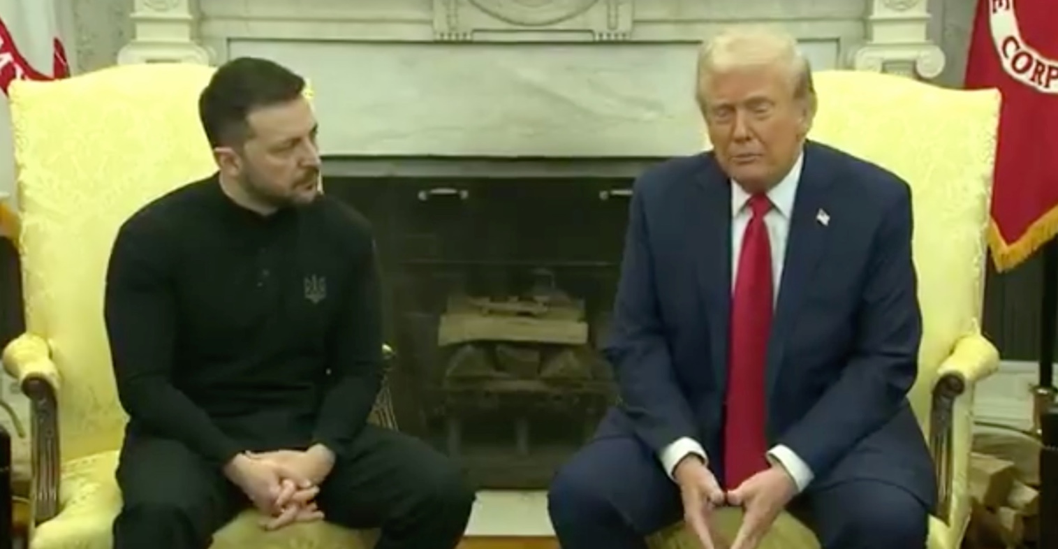 Presiden Amerika Serikat Donald Trump dan Presiden Ukraina Volodymyr Zelenskyy. (Foto/Istimewa).