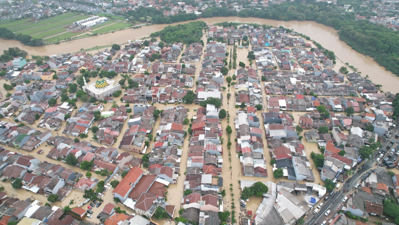 Banjir di Bekasi. (Foto/BNPB).