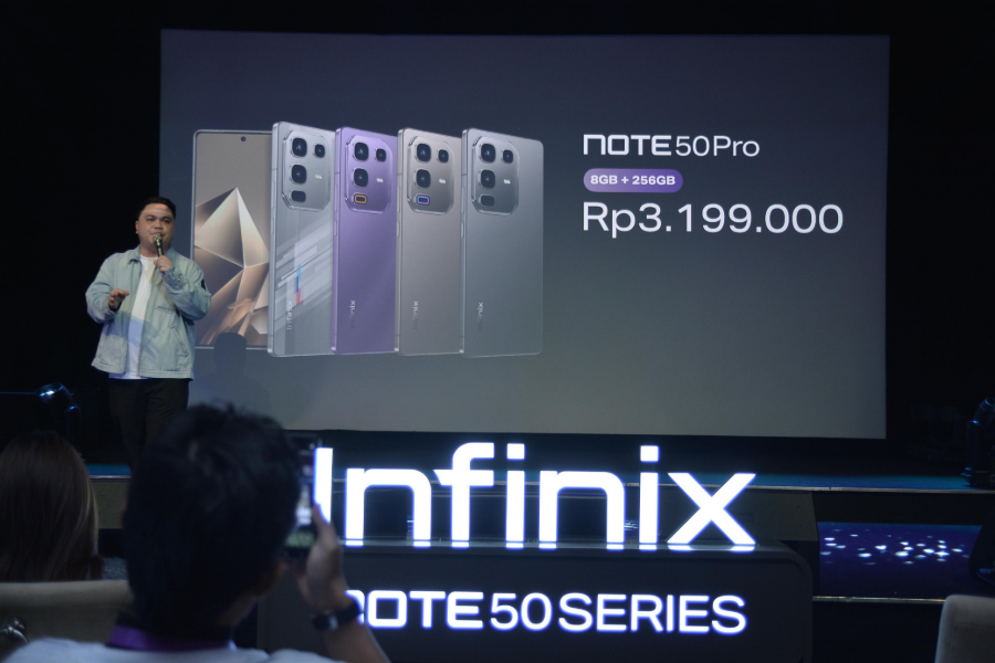 Momen peluncuran Infinix Note 50 Series. (Foto/doc. Infinix)