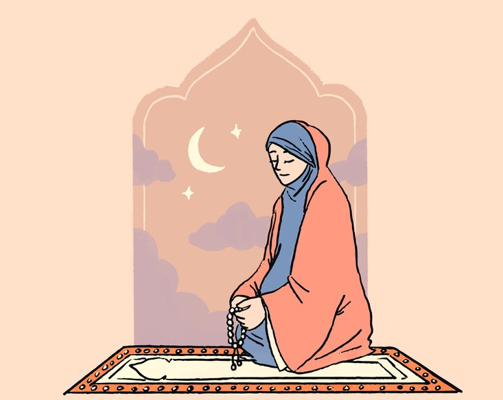 Ilustrasi salat Dhuha. (Foto/Freepik)