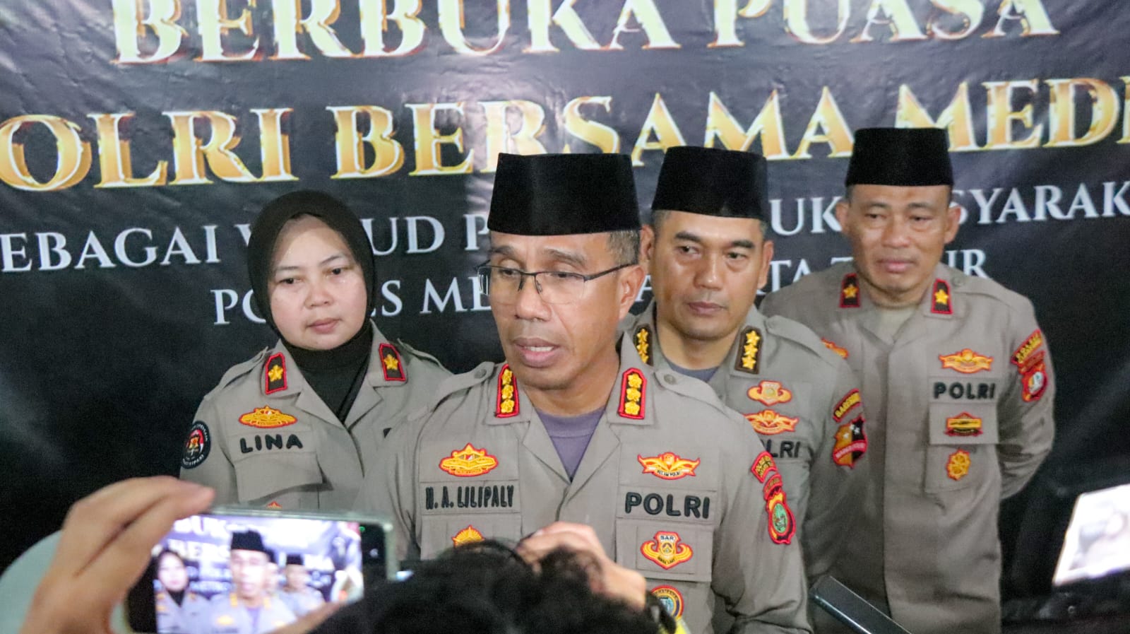 Kapolres Metro Jakarta Timur Kombes Pol Nicolas Ary Lilipaly. (BeritaNasional/Bachtiarudin Alam)