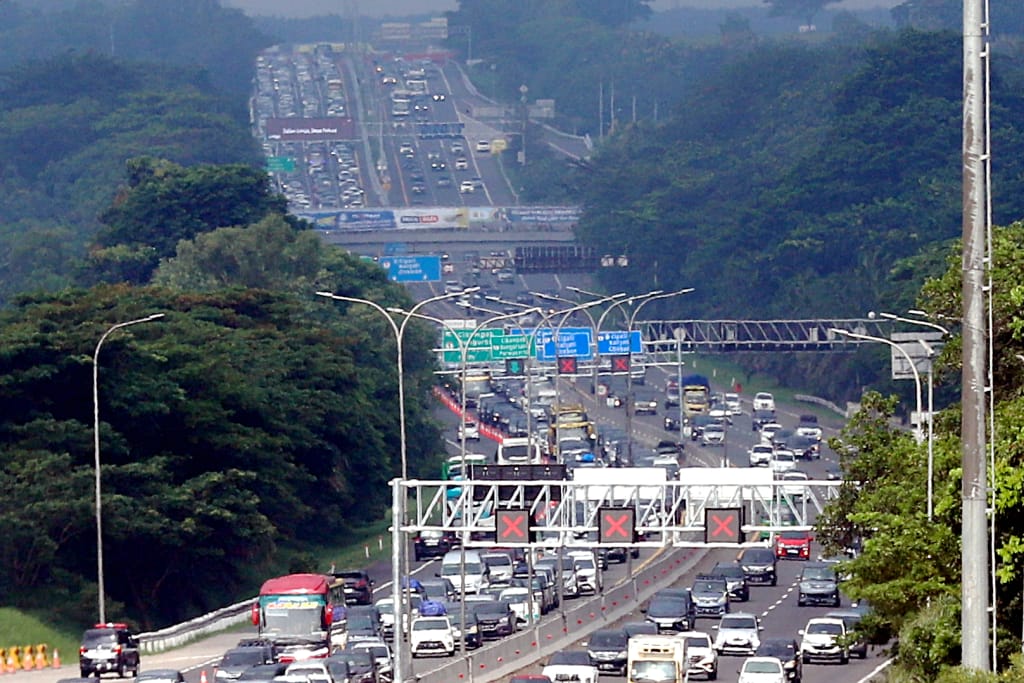 Mudik lebaran 2024. (Foto/Jasamarga)