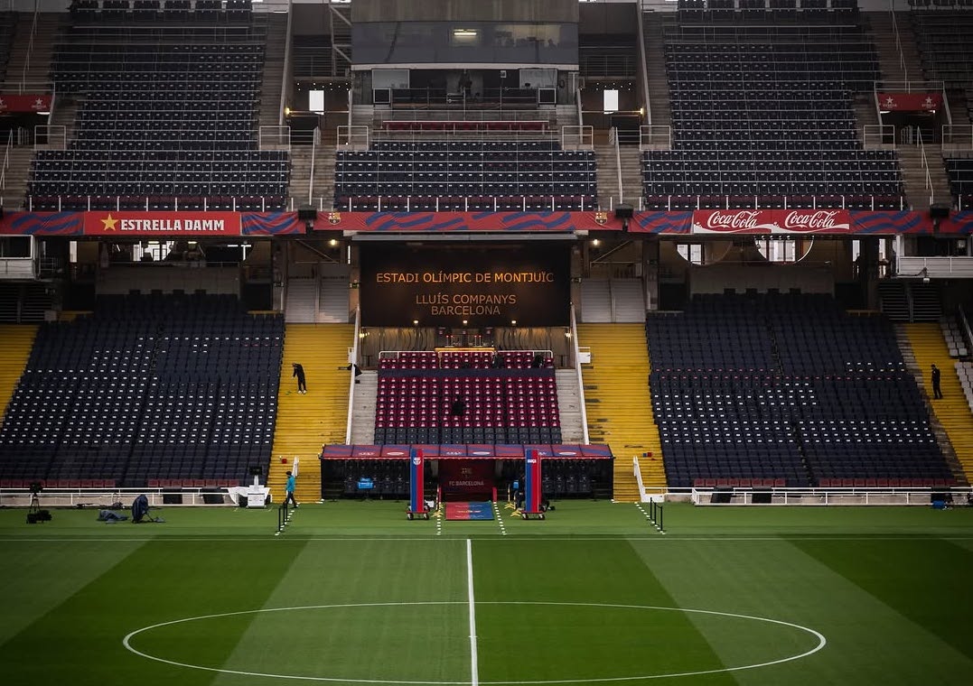 Pertandingan antara Barcelona dan Osasuna resmi ditunda 20 menit sebelum kick-off. (Foto/instagram Barcelona).