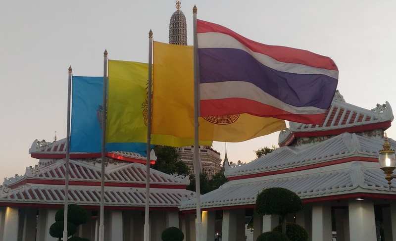 Ilustrasi Bendera Thailand (Beritanasional/Meta)