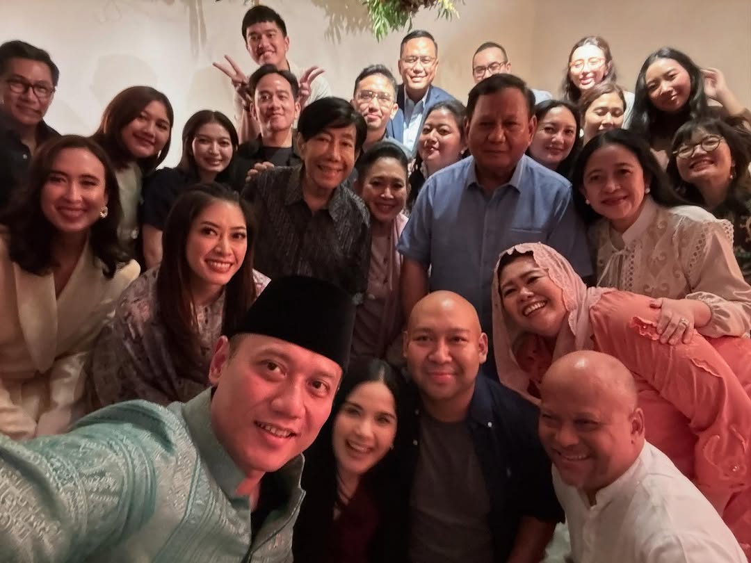 Momen anak-anak mantan presiden berkumpul di ultah putra Presiden Indonesia Prabowo Subianto. (Foto/Instagram)