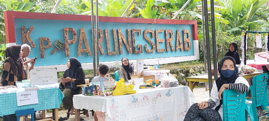 Kegiatan ngabuburit yang meriah dan bermakna di Kampung Serab. (Foto/ist)