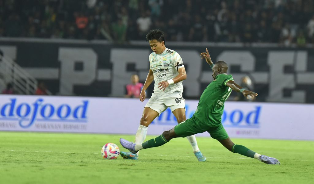 Laga Persebaya vs Persib Bandung di Liga 1. (Foto/persib.co.id)