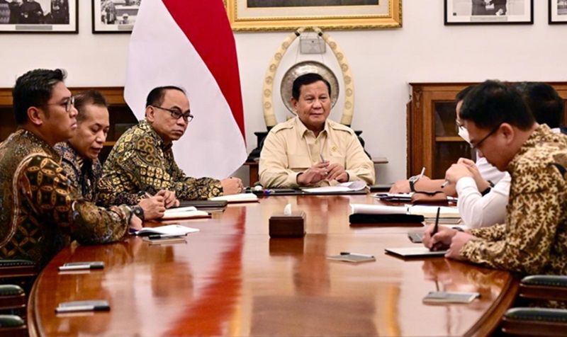 Presiden Prabowo ratas (Beritanasional/PBMI)