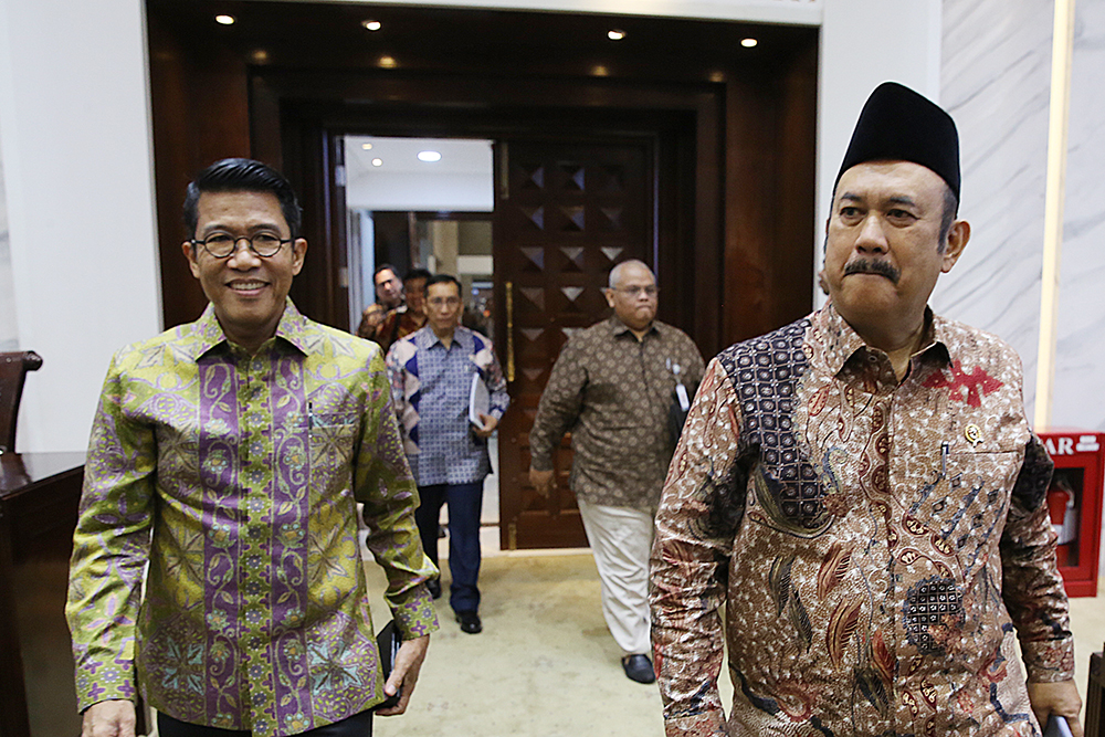 Rapat kerja Komisi XI dengan Menteri Perencanaan Pembangunan Nasional (PPN)/Kepala Bappenas. (BeritaNasional/Elvis Sendouw)