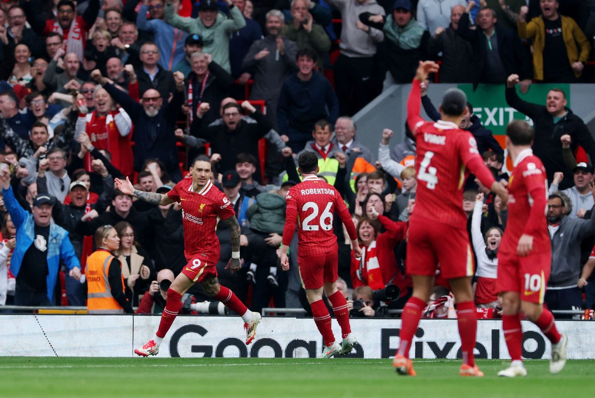 Pertandingan Liverpool vs Southampton. (Foto/Premier League).