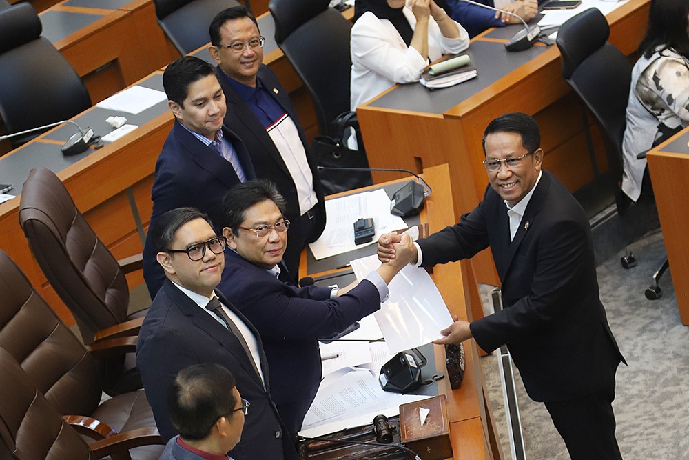 Menteri Hukum Supratman Andi Agtas. (BeritaNasional/Elvis Sendouw)