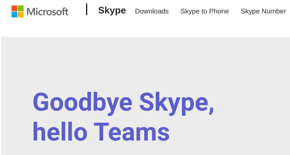 Skype digantikan dengan Teams. (Foto/Skype)