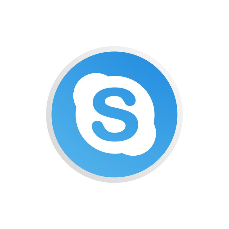 Logo Skype. (Foto/Freepik)